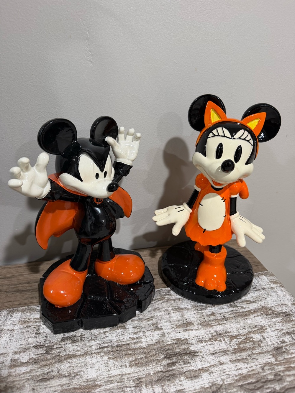 Disney Mickey & Minnie Halloween Collectible Figurines Set